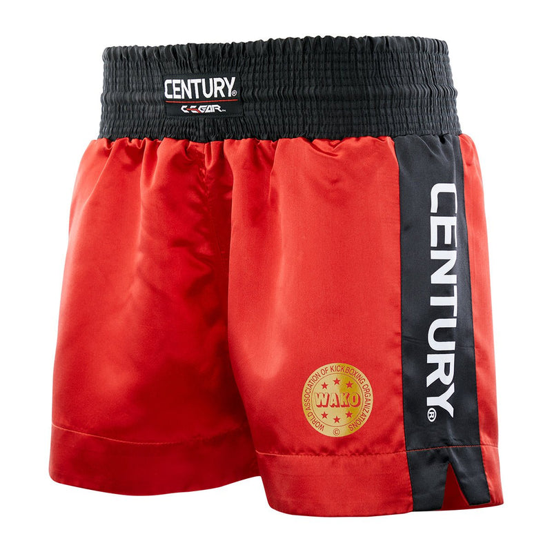 WAKO Kickboxing Shorts Red Black (8287244386458)